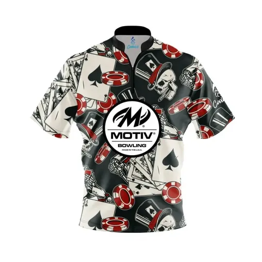 Discover Motiv Dead Man’s Hand Bowling Jersey Shirts Size S-5XL