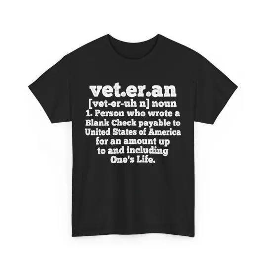 Discover Veterans Shirt, Veteran Definition Veterans Day Women Men Patriotic Shirt