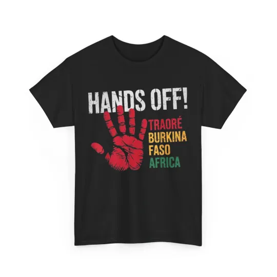 Discover Hands Off Traore Burkina Faso Africa Ibrahim Traoré Shirt