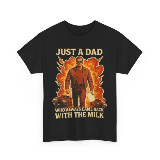 Discover Just a Dad Who Always Came Back with the Milk Father's Day Funny Shirt