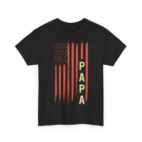 Discover Papa American Flag Shirt, Dad Father's Day Vintage Shirt