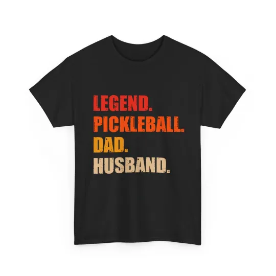 Discover Pickleball Shirt, Pickleball Dad Legend Pickleball Dad Husband Men Vintage Shirt