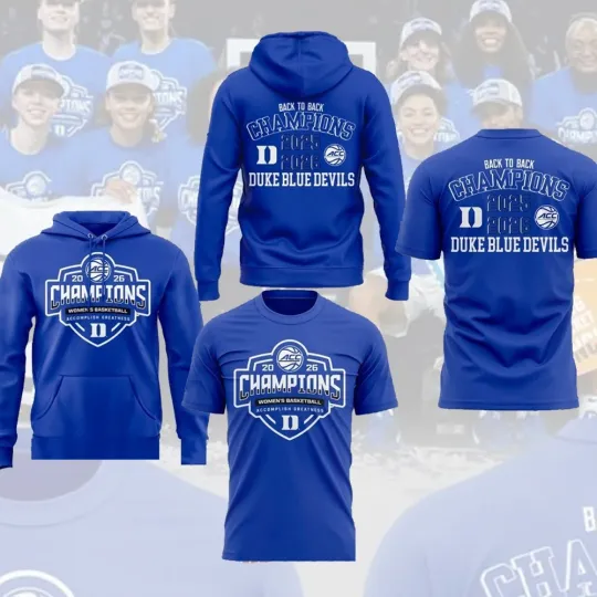 Discover 🔥HOT DEAL! Duke Blue Devil Back To Back Champions 2026 ACC Women’s Tournament