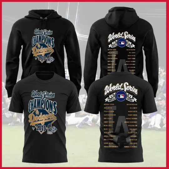 Discover 🎉HOT DEAL! Los Angeles Dodgers 2025 World Series Champions Full Name Fastship