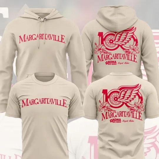 Discover 🔥HOTDEAL! Detroit Red Wings Margaritaville 2026 Gift For Fans Full Size S_5XL