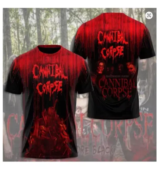 CANNIBAL CORPSE Rare 3D T-Shirt