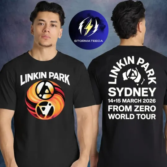 Linkin Park From Zero World Tour 2026 T-Shirt Sydney AU March 14-15