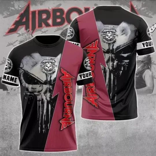 Discover Airbourne Tour 2025 3D T-Shirt