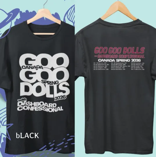 Discover Goo Goo Dolls 2026 Tour Inspired Merch Tee – Rock music Fan Shirt