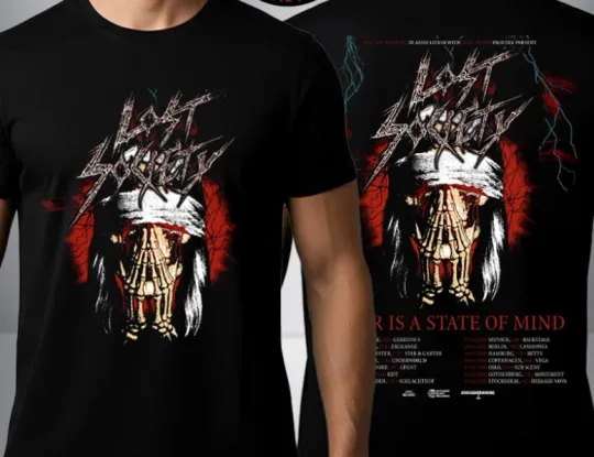 Discover Lost Society Tour Is State Of Mind 2026 Schedule Tour Dates Unisex T Shirt