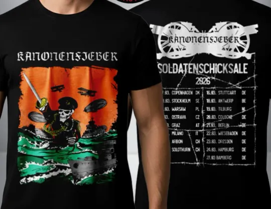 Discover Kanonenfieber Soldatenschicksale 2026 Tour Unisex T Shirt