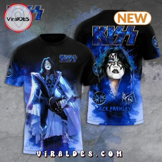 Discover Kisses Band Ace Frehley Signatures 3D T-Shirt
