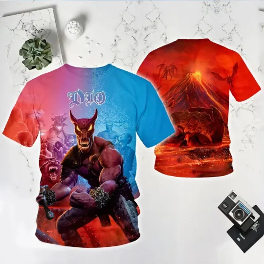 Discover DIO A Decade Of Dio 1983-1993 3D T-Shirt For Men Women