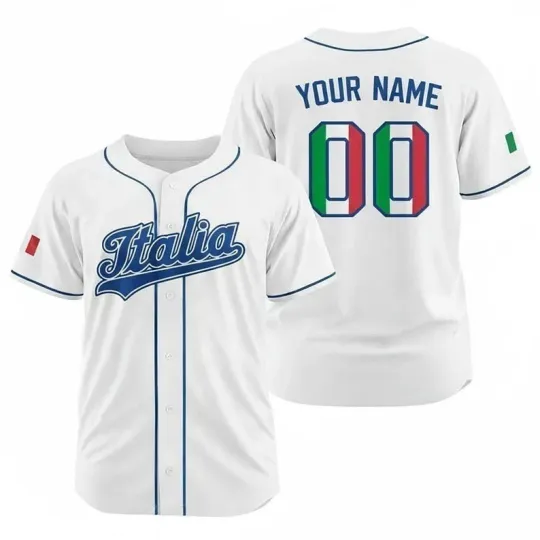 Discover Italia world baseball classic 2026 Baseball Jersey
