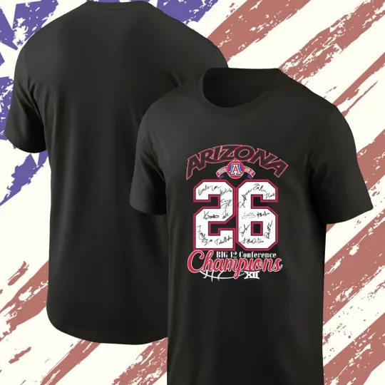 Discover Arizonna Wildcats BIG 12 Conference Champions T Shirt