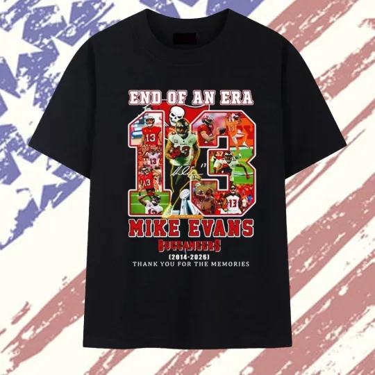 Discover Mike Evans Tampa Bay Buccaneers 2014-2026 Thank You T-Shirt