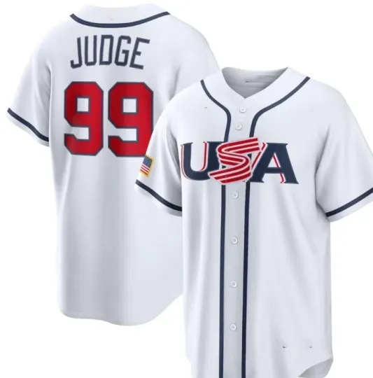 Discover Team USA World Classic 2026 Baseball Pullover Jersey Polyester Home Away