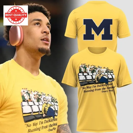 2026 Michigan Wolverines Big 10 Champions Dusty May T-shirt For Fans