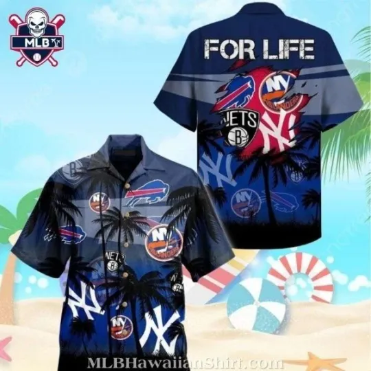 Discover NY Baseball Team Yankeess Tribute Hawaiian Shirt