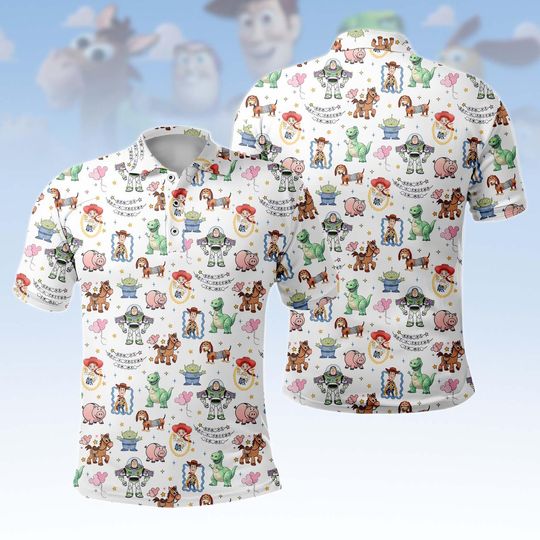 Discover Disney Toy Story You've Got A Friend In Me Polo Shirt for Men, Father's Day Gift, Disneyland Trip