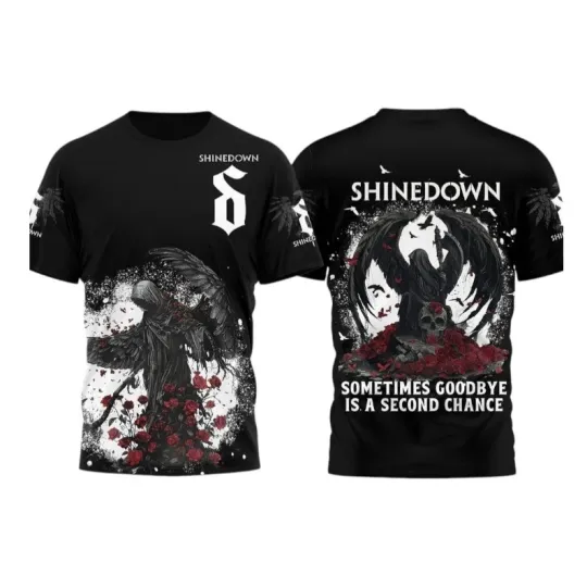 Discover Rock Lyrics Inspired 3D Graphic T-Shirt All Over Print Music Fan Tee S-5XL