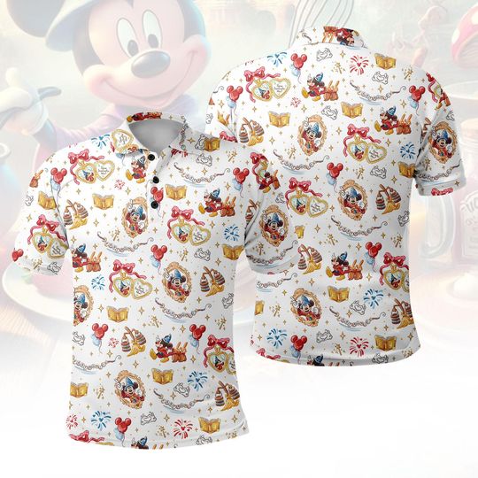 Discover Fantasia Sorcerer Mickey Polo Shirt for Men