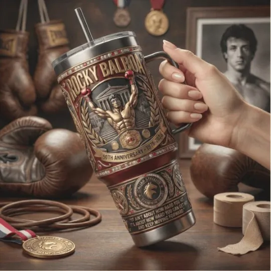 Discover Rocky Balboa 50th Anniversary 1976 2026 Commemorative Tumbler