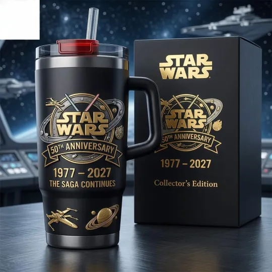Discover Star Wars 50Th Anniversary Commemorative Stanley Tumbler 2026, No Box