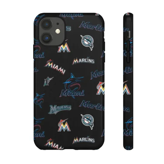 Discover Miami Marlins Apple iPhone Cases