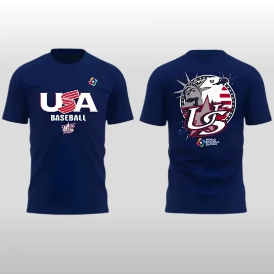 Discover 2026 World Baseball Classic USA Team T Shirt