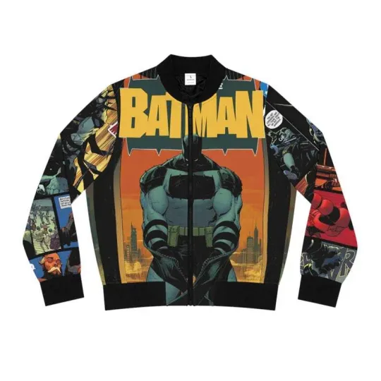 Discover Absolute Batman Comic Book Superhero Fans Gift Vintage Bomber Jacket