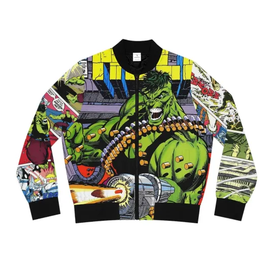 Incredible Hulk Comic Superhero Awaken Father's Day Bomber Jacket
