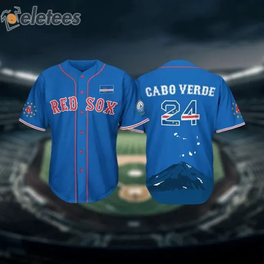 Red Sox Cabo Verde Celebration Baseball Jersey