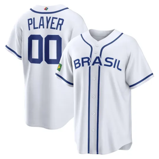 Discover Custom Personalized, Brazil Team 2026 World Baseball Classic AOP Jersey S-5XL