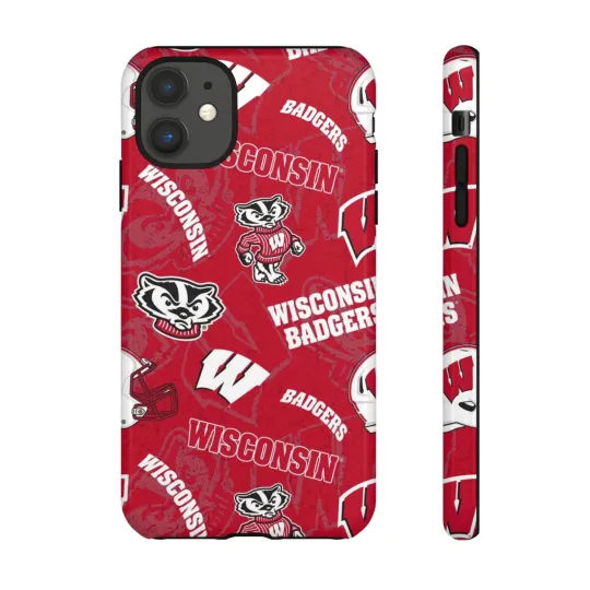 Discover University of Wisconsins Badge iPhone Cases