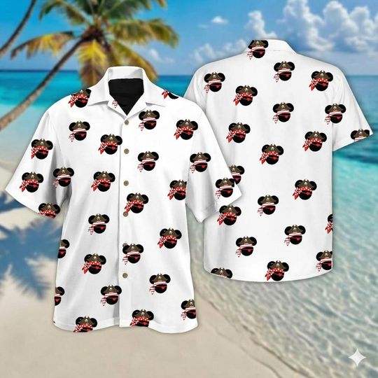 Disney Mickey Minnie Cruise 2026 Hawaii Shirt, Disney Cruise Pirate Shirt, Disney Pirates of Caribbean Shirt, Minnie Mouse Pirate Shirt