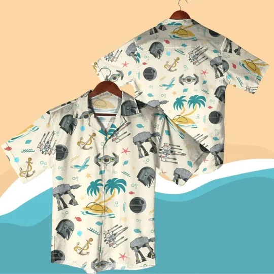 Discover Star Wars Galaxy's Edge Characters Tropical Summer Beach Hawaiian Shirt