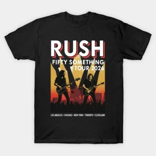 Discover Rush Band Fifty Something Tour 2026 Rush Band T-Shirt