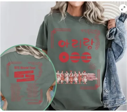 Discover BTS World Tour 2026 Shirt, Bangtan Boys Comeback 2026 Tee, Kpop Concert T-Shirt.