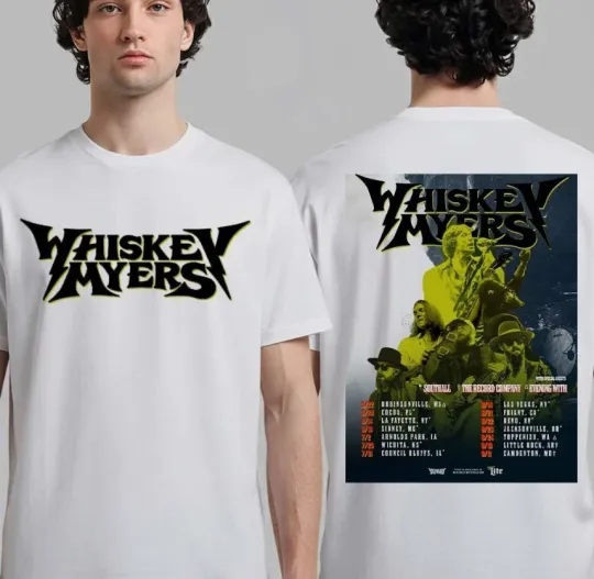 Discover Whiskey Myers Southern Hospitality Tour 2026 Concert Fan Gifts T-Shirt