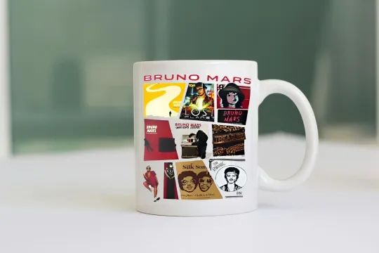 Discover Bruno Mars The Romantic Tour 2026 Concert mug