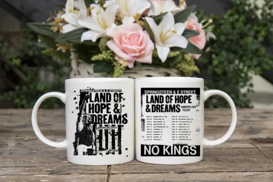 Bruce Springsteen Tour 2026 , Bruce Springsteen Land Of Hope & Dreams Tour mug
