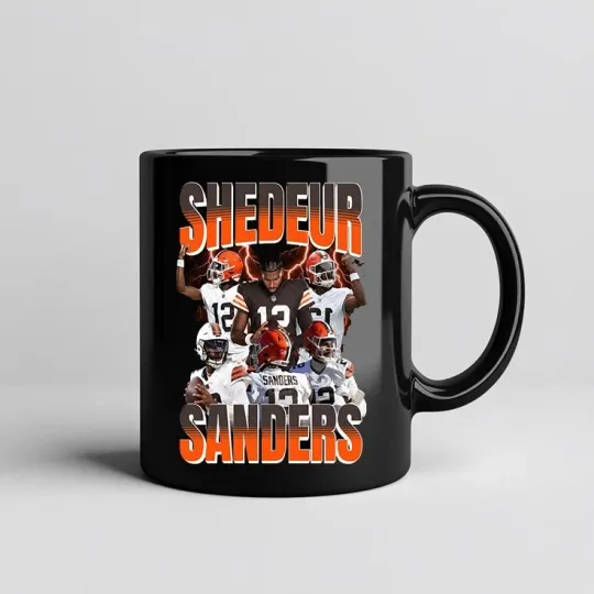 Discover Shedeur Sanders Football Fan Gift mug