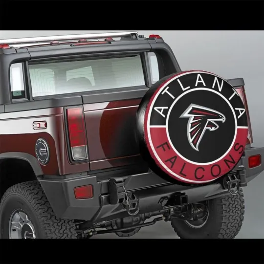Atlanta Falcons Spare Tire Cover  for Car Accessories Fans Gift