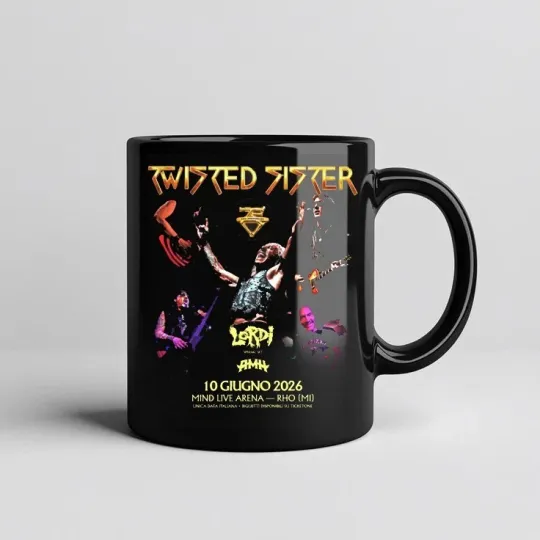 Discover Twisted Sister tour 2026 mug