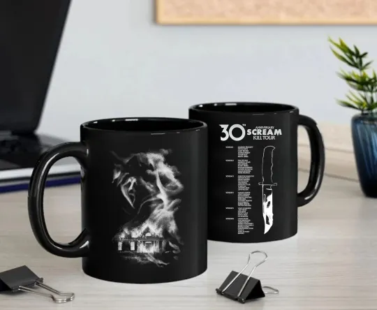 Discover Scream 7 30th Anniversary Kill Tour 2026 Coffee Mug