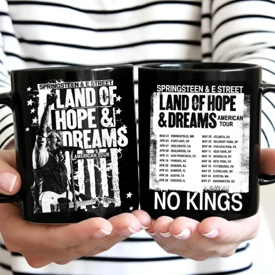 Bruce Springsteen Tour 2026 Ceramic Mug 11oz