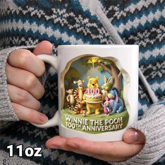 Discover Winnie-the-Pooh 100th Anniversary Ceramic Mug 11oz