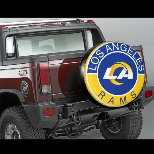 Discover Los Angeles Rams Spare Tire Cover Accessories Car Tire Cover Fans Gift
