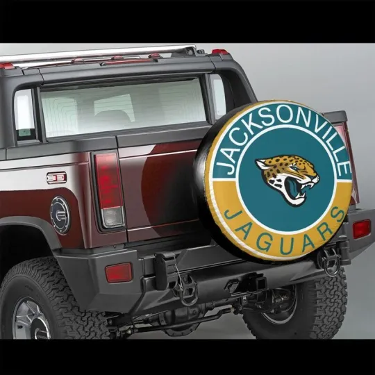 Discover Jacksonville Jaguars Spare Tire Cover for Car Accessories Fans Gift